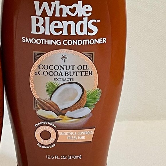 Garnier Whole Blends Shampoo & Conditioner 12.5 Oz Each Coconut Oil Cocoa Butter - Picture 3 of 3